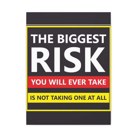 Inspirational Wall ArtRisk You Will Take Motivation Wall Decor for Home Office